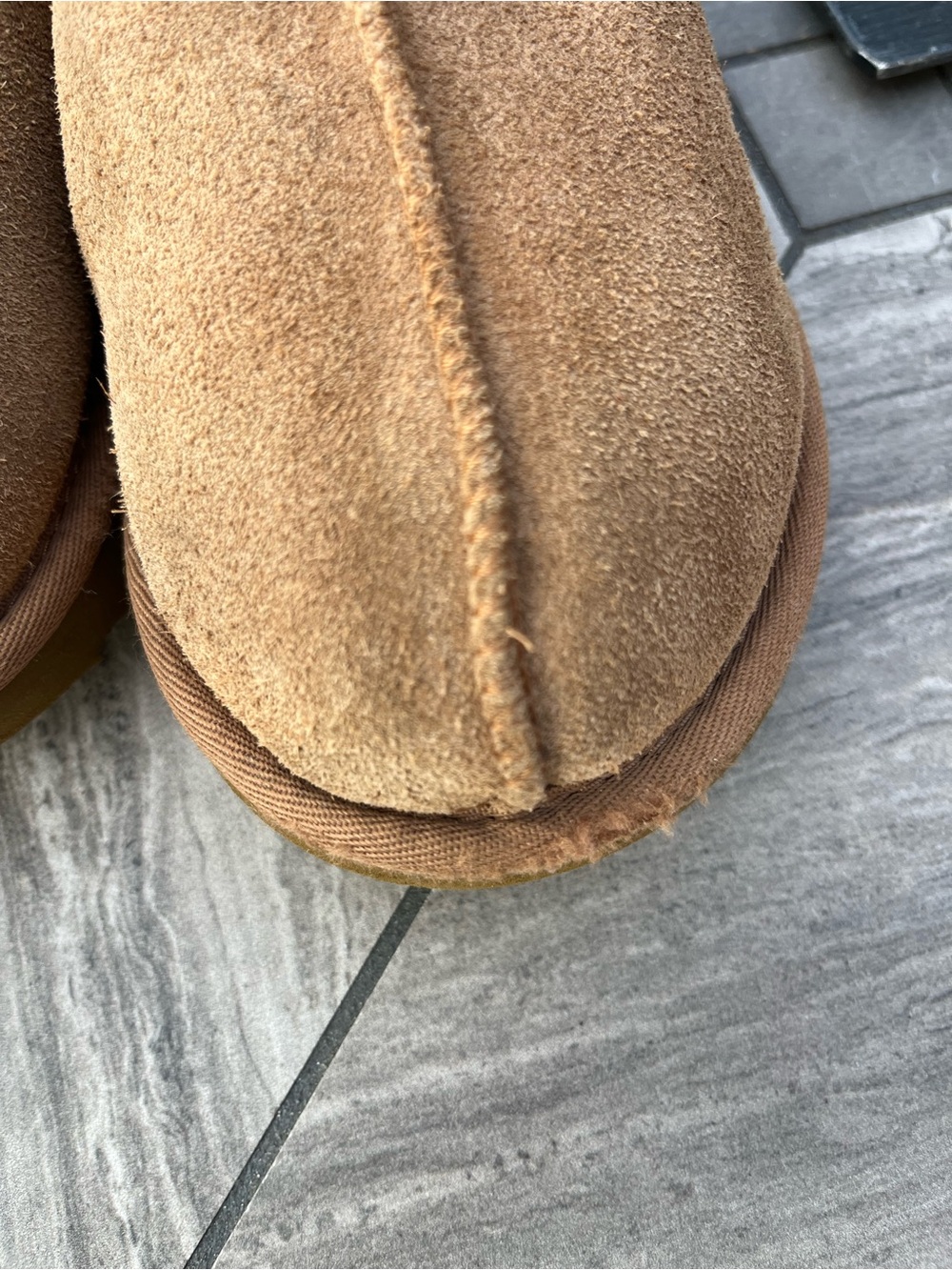 UGG Tasman 11 Suede Slip-On Clog Slippers - Picture 8 of 10